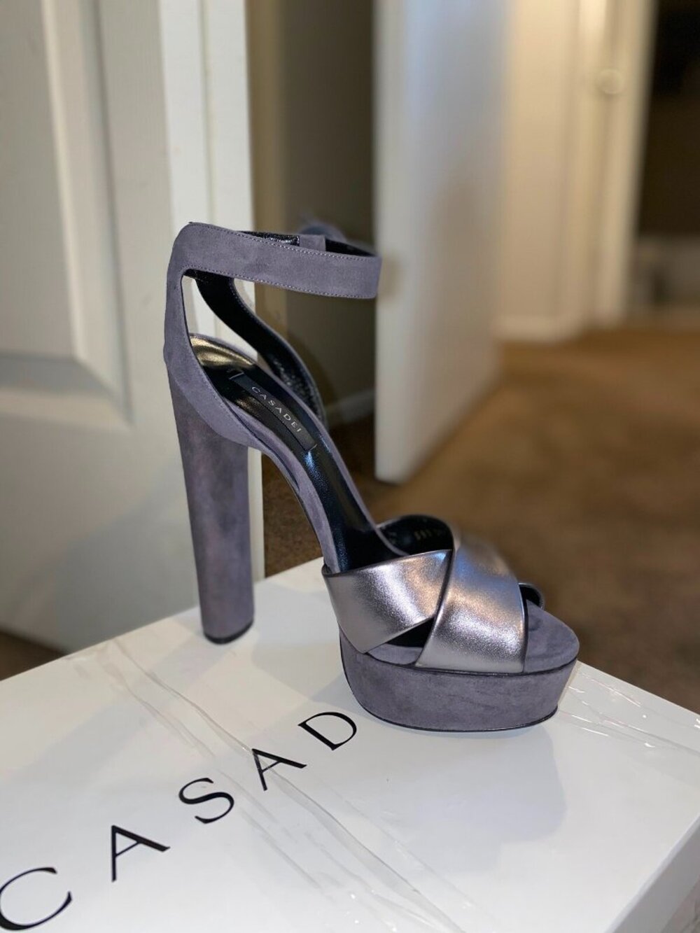 CASADEI pellame platform pumps
